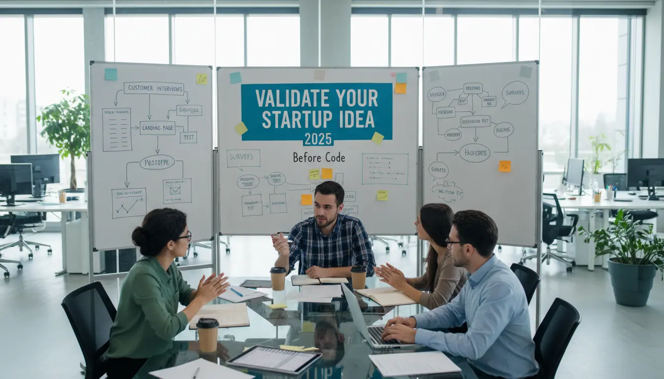 Featured image for: How to Validate Your Startup Idea in 2025: The Complete Guide (Before Writing Code)